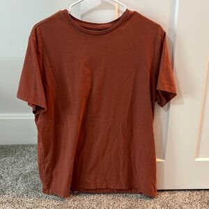 Men's Casual Rust Short Sleeve Tee